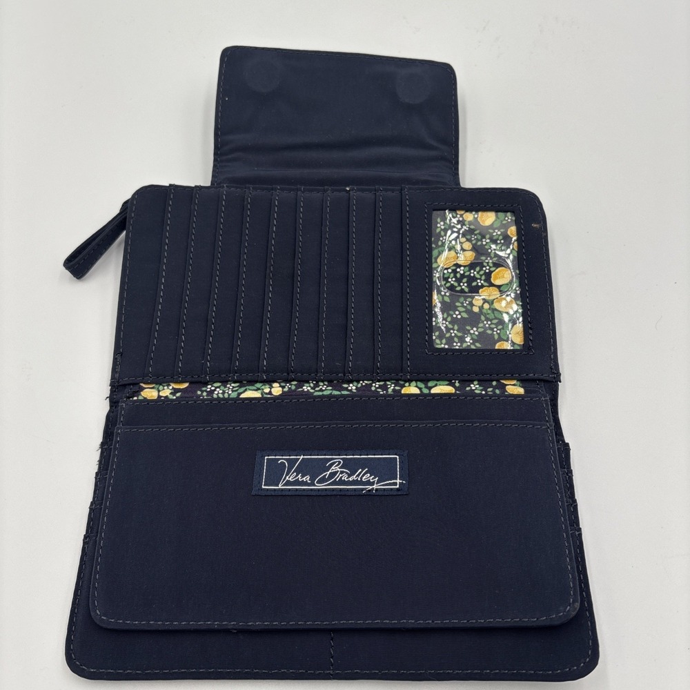 Vera Bradley Quilted Card Money Wallet checkbook‎ pen holder - Picture 5 of 6